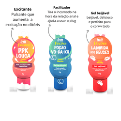 KIT PRAZER SEM ROTEIRO - gel clitoriano excitante,... - L'amour Boutique Erótica