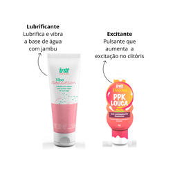 Kit Pura Sedução - Lubrificante de morango com jam... - L'amour Boutique Erótica