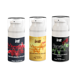 Kit Vibration Power - Morango, Mel e Gin - Gel Com... - L'amour Boutique Erótica