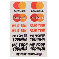 Brincadeira tattoo Xerecard - Tatuagem Temporária ... - L'amour Boutique Erótica