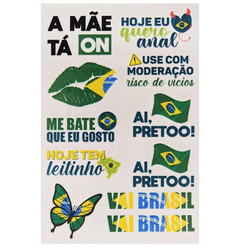Brincadeira tattoo Quero Anal Tatuagem Temporária ... - L'amour Boutique Erótica