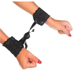 Algema Rendada com Fitas para Amarrar - L'amour Boutique Erótica