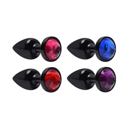Plug Anal Plástico Abs Preto 7 X 2,5Cm - L'amour Boutique Erótica