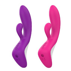 Vibrador Ponto G com Estimulador de Clitóris - Dem... - L'amour Boutique Erótica