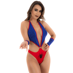 Moda Fantasia feminina mulher aranha Pimenta Sexy - L'amour Boutique Erótica