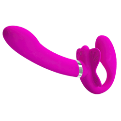 Vibrador Strapless de casal com Ponto G,Estimulado... - L'amour Boutique Erótica