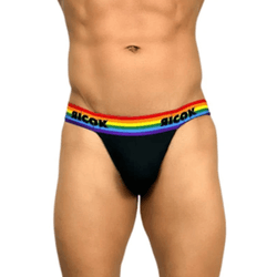 Jockstrap Pride - Preta - L'amour Boutique Erótica