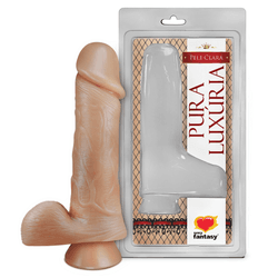 Pênis Real Dildo Realístico Com Escroto e Ventosa ... - L'amour Boutique Erótica
