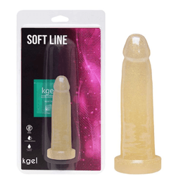 Dildo Pênis De Borracha Glitter 13,5 X 3,3Cm - L'amour Boutique Erótica
