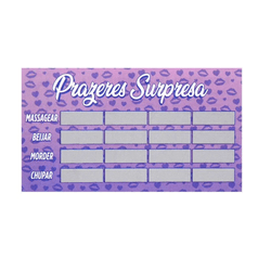 Raspadinha Prazeres Surpresa - L'amour Boutique Erótica