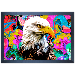 Art Street 08 - Quadro com Moldura - Preto, Marrom... - Las Quadros