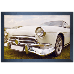 Carro 10 - Quadro com Moldura - Preto, Marrom, Rús... - Las Quadros