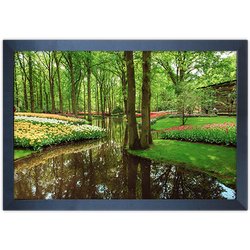 Paisagem 04 - Quadro com Moldura - Preto, Marrom, ... - Las Quadros