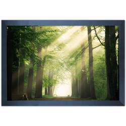 Paisagem 05 - Quadro com Moldura - Preto, Marrom, ... - Las Quadros