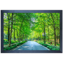 Paisagem 06 - Quadro com Moldura - Preto, Marrom, ... - Las Quadros