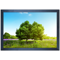 Paisagem 07 - Quadro com Moldura - Preto, Marrom, ... - Las Quadros