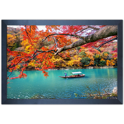 Paisagem 11 - Quadro com Moldura - Preto, Marrom, ... - Las Quadros