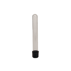 TUBO DE ENSAIO VIDRO NEUTRO INCOLOR 9,5ML COM TAMP... - LEAOLABOR