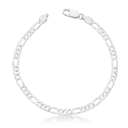 Pulseira Masculina 3x1 4,5mm Prata 925 - PM3145 - LE BEAU