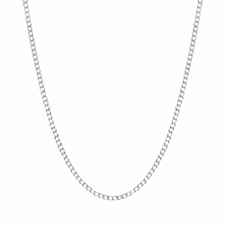 Corrente Masculina Groumet 3mm 70cm Prata 925 - C3... - LE BEAU