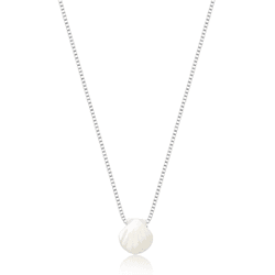 Colar Concha Madrepérola Veneziana 45cm Prata 925 ... - LE BEAU