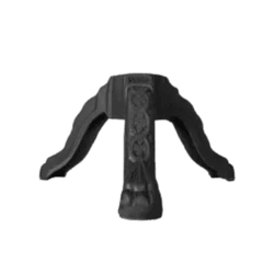 Pé de Mesa Tripé em Ferro Fundido 33x22 cm - 7160 - Tampão e grelha GK