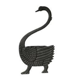 Pé de Banco Cisne de Ferro Fundido - 8210 - Tampão e grelha GK