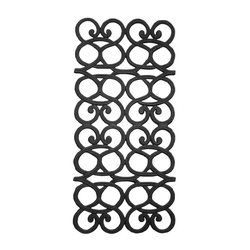 Grade de Ferro Fundido Inglesa 44X92 cm - 1420 - Tampão e grelha GK