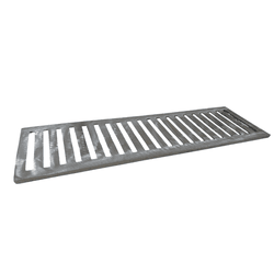 Grelha de alumínio fundido 20x50 cm - 5503 - Fundidos GK Ltda