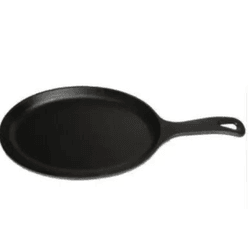 Bifeteira de Ferro Oval com Cabo 25x35 cm - 562 - Tampão e grelha GK