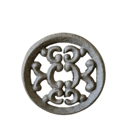 Rosácea Imperial em Ferro Fundido 15 cm - 6012 - Tampão e grelha GK
