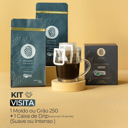 Kit Visita Moído - Drip Intenso - LEGADO CAFÉS