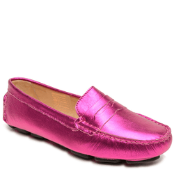 MOCASSIM DRIVE METALIZADO PINK - 265311 Pink - LESSÔ