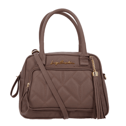 BOLSA MATELASSÊ FRONTAL CINZA - LESSÔ