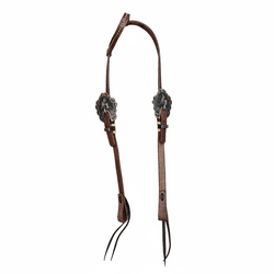  Cabeçada 01 Orelha de Couro Sport Equine 8823 - 8... - LETÍCIA COUNTRY IMPORT'S