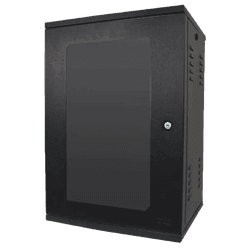 Rack 16U Suspenso P.G. Preto com Porta