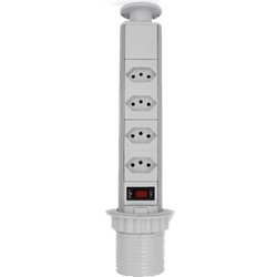 Torre De 4 Tomadas 16 Amperes Com 4 Tomadas Multip... - LEVEL ONE