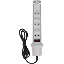 Torre De 5 Tomadas 10 Amperes Com 5 Tomadas Multip... - LEVEL ONE