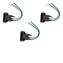 Kit 3 Tomadas com Rabicho 250V 10A 2P+T - MarGiriu... - LEVEL ONE