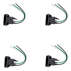 Kit 4 Tomadas com Rabicho 250V 10A 2P+T - MarGiriu... - LEVEL ONE