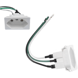 Tomada com Rabicho 250V 10A 2P+T - MarGirius - Bra... - LEVEL ONE