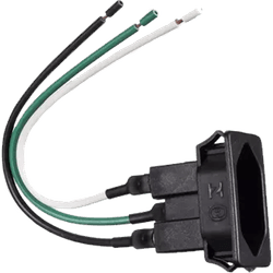 Tomada com Rabicho 250V 10A 2P+T - MarGirius - Pre... - LEVEL ONE
