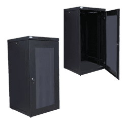 Rack 20U Piso P.G. Preto com Porta 570mm – Ideal p... - LEVEL ONE