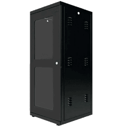 Rack 44U Piso P.G. Preto com Porta