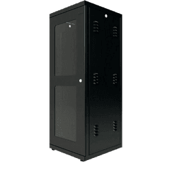 Rack 40U Piso P.G. Preto com Porta 570mm – Ideal p... - LEVEL ONE