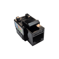 CONECTOR RJ-45 FEMEA CAT.6A Preto - KEYRJ-CAT6-PT - LEVEL ONE