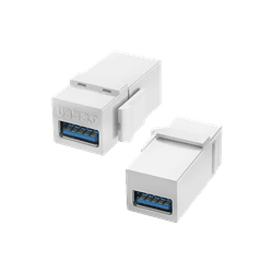 Keystone / Emenda USB 3.0 Branca - QMT-USB3.0 - LEVEL ONE