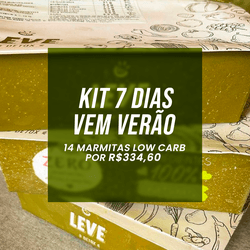 Kit Vem verão 7 dias (14 pratos) - Leve Detox