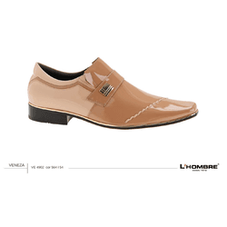 Sapato Social Masculino de Verniz Lhombre - Veneza - L'Hombre - Loja Oficial - Sapatos Masculinos