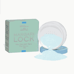 Margarilock neutralizer pó facial azul finalizador - LILIA MAKES 
